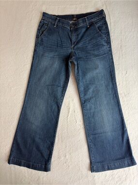 Citizens of Humanity Trouser Wide Leg Jeans Size 31 Medium Wash ITEM2623